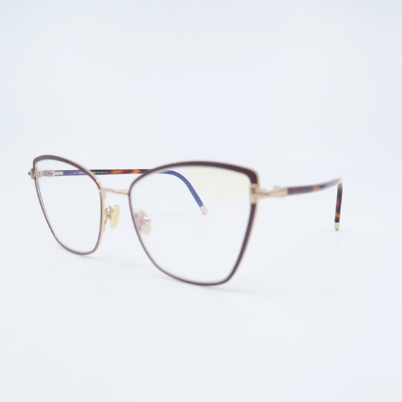 Tom Ford TF 5740-B 048 54mm. Red and Gold New Women's Eyeglasses Frames. - Picture 4 of 7